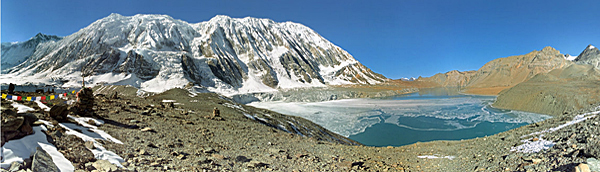 Grande Barrire et lac Tilicho : Annapurna